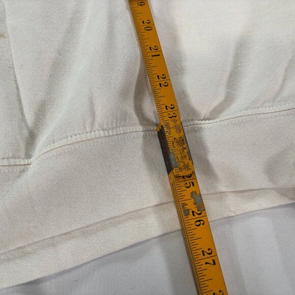 Pacsun Wild Hearts Club oversized white Cream fleece Sweatshirt    Lot J - Picture 4 of 8